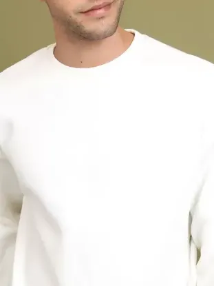 Picture of Men Full Sleeve Solid Sweatshirt