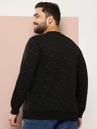 Picture of Plus Size Printed Pullover Sweatshirt For Men