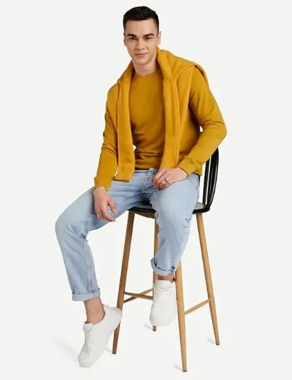 Picture of Men's Cotton Blend Round Neck Regular Sweatshirt