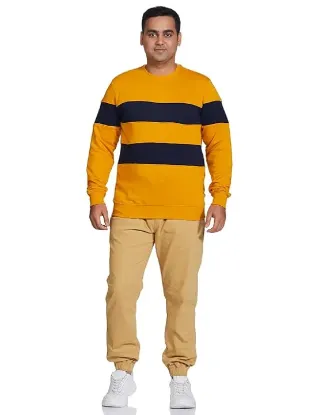 Picture of Cotton Blend Men Crew Neck Sweatshirt