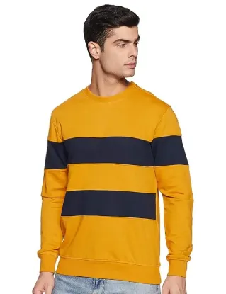 Picture of Cotton Blend Men Crew Neck Sweatshirt