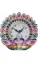 Picture of Peacock Designed Multicolor Plastic Wall Clock for Home, Living Room, Bedroom, Kitchen, Hall & Office Latest Handcrafted Silent Non Ticking...