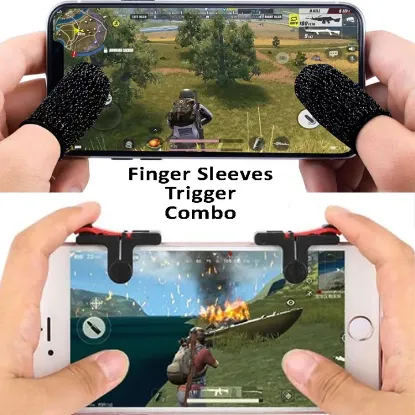 Picture of Pubg Finger Sleeves Free Fire Trigger Shooter Combo
