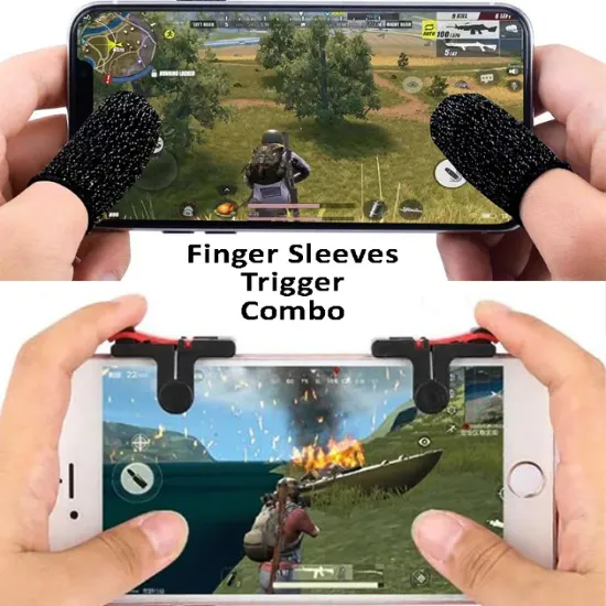 Picture of Pubg Finger Sleeves Free Fire Trigger Shooter Combo