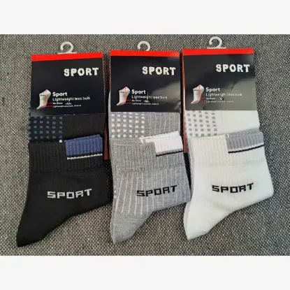Picture of New Arrivals Pack of 3 Pairs of Cotton Sports Ankle Socks For Men