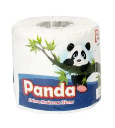 Picture of Panda Toilet Paper Roll Pack Blue 3 Ply