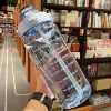 Picture of 1500Ml Pastel Motivational Water Bottle With Time Marker & Straw-BPA Free