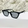 Picture of Trendy Slim Cateyes Black Sunglass For Women