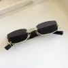 Picture of Golden Metal Frame New Fashion Style Sunglasses Square For Women