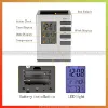Picture of Multi-Functional Desk Table Clock, Digital Lcd Screen Alarm Clock Pen Holder Temperature Display For Home Office