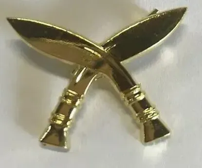 Picture of Cross Gorkhas Khukuri Badge Brooch