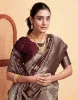 Picture of L Women's Art Silk Banarasi Jacquard Saree With Unstitched Blouse Piece