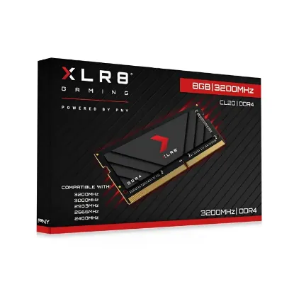 Picture of Pny Laptop Ram 8Gb Xlr8 Ddr4 Memory CL22 3200Mhz | 1.2V | 260-pin | Gaming Ram | Bigger Faster & More Productive | 2 Years Warranty