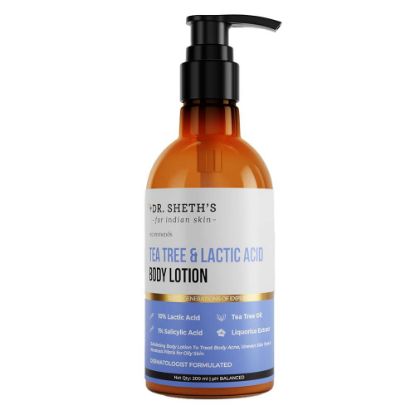 Picture of Dr. Sheth’s Tea Tree & Lactic Acid Body Lotion 200ml