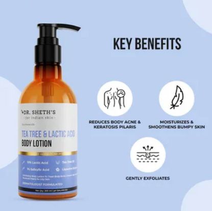 Picture of Dr. Sheth’s Tea Tree & Lactic Acid Body Lotion 200ml