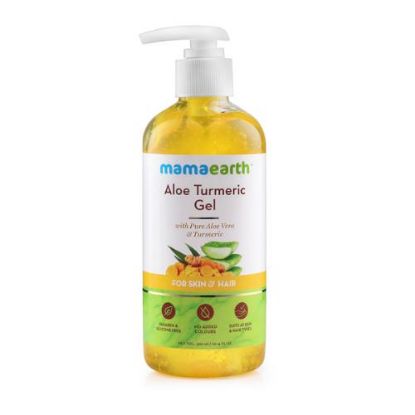 Picture of Mamaearth Aloe Turmeric Gel for Skin and Hair 300ml (Saver Pack, get 20% extra)