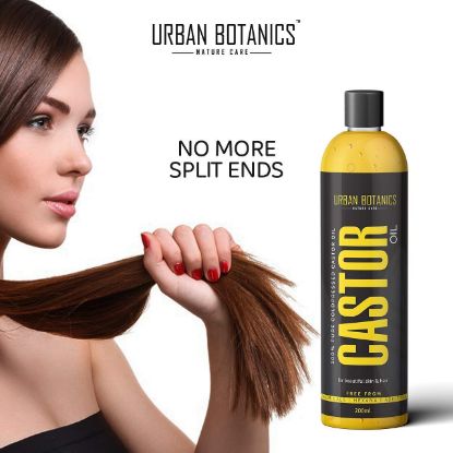 Picture of Urban Botanics 100% Pure Coldpressed Castor Oil 200ml