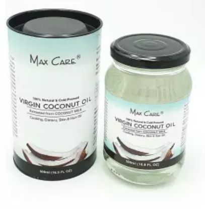 Picture of Max Care Virgin Coconut Oil Glass Jar 500 ml