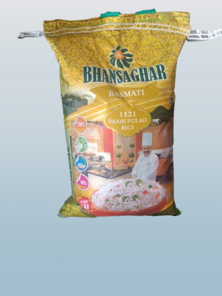 Picture of A bag of Bhansaghar 1121 Shahi Pulao Basmati Rice-5kg